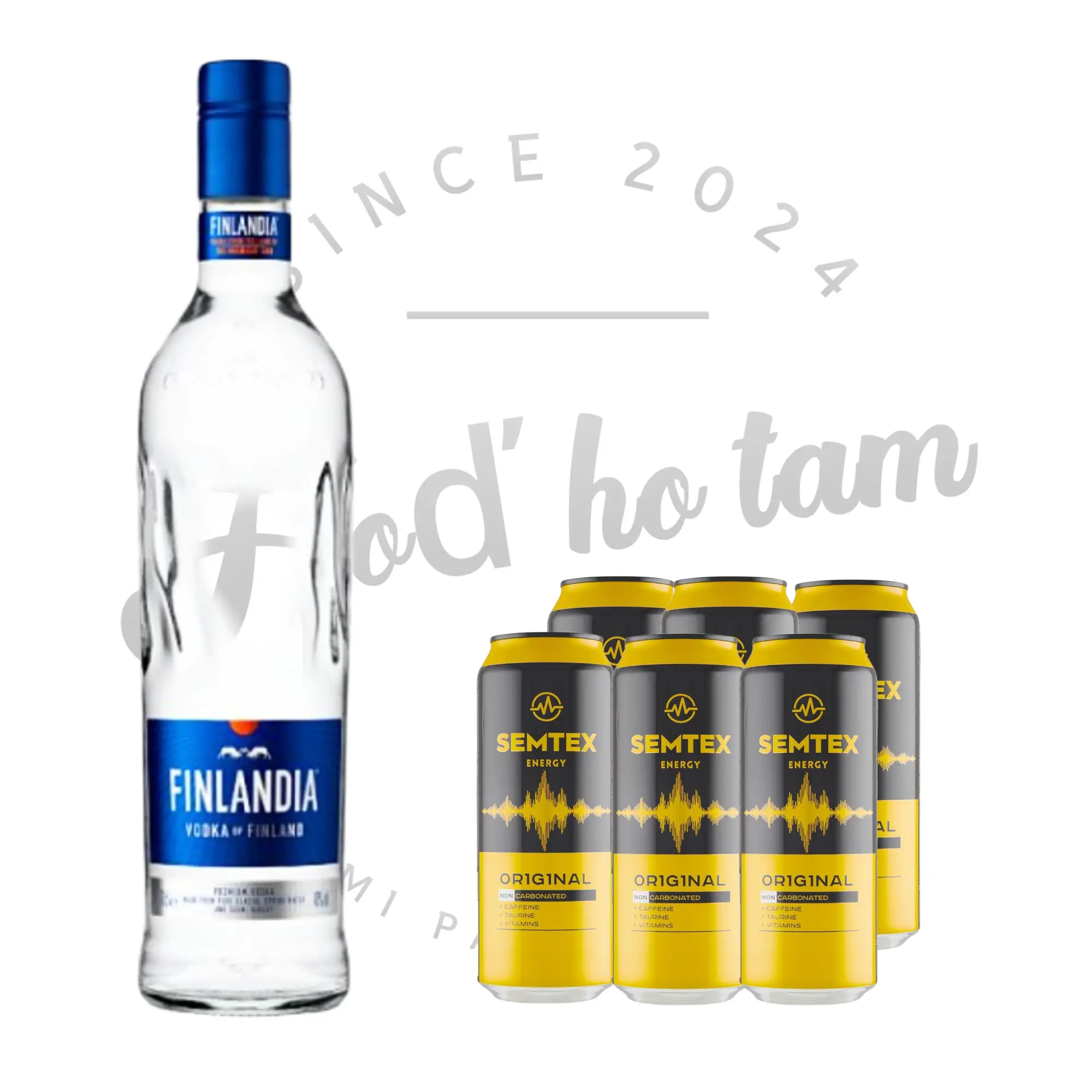 Finlandia Vodka 1l, 6 ks SEMTEX 0,5l